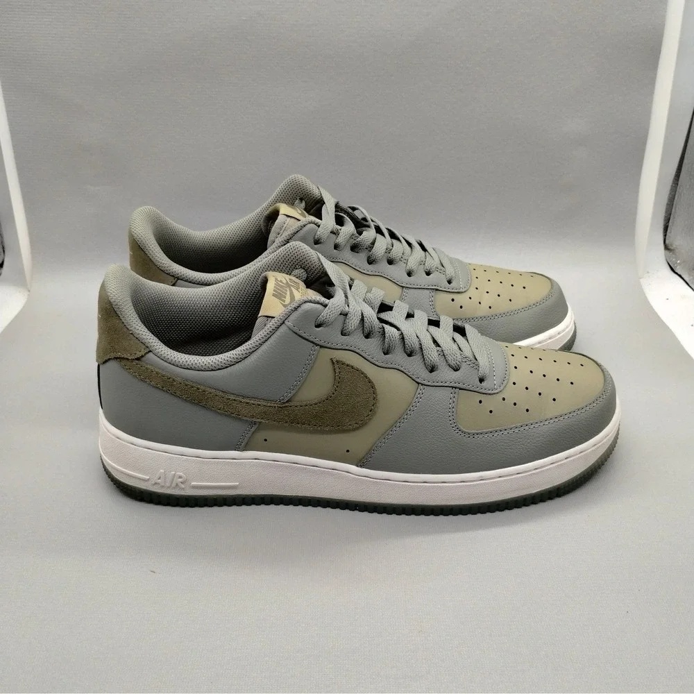 Nike Air Force 1 07 LV8 Dark Stucco Medium Olive Mens 11.5 Athletic Shoes Casual